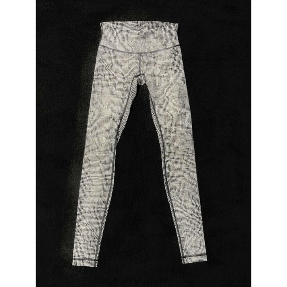 Lululemon Athletica Women's Size 4 Align Leggings Black & White Pattern